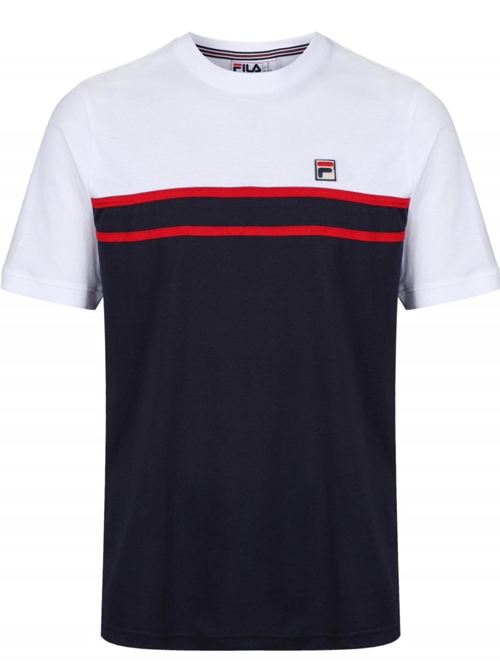 VINTAGE FILA Cut & Sew Crewneck Men's Tennis Shirt - Large🎾
